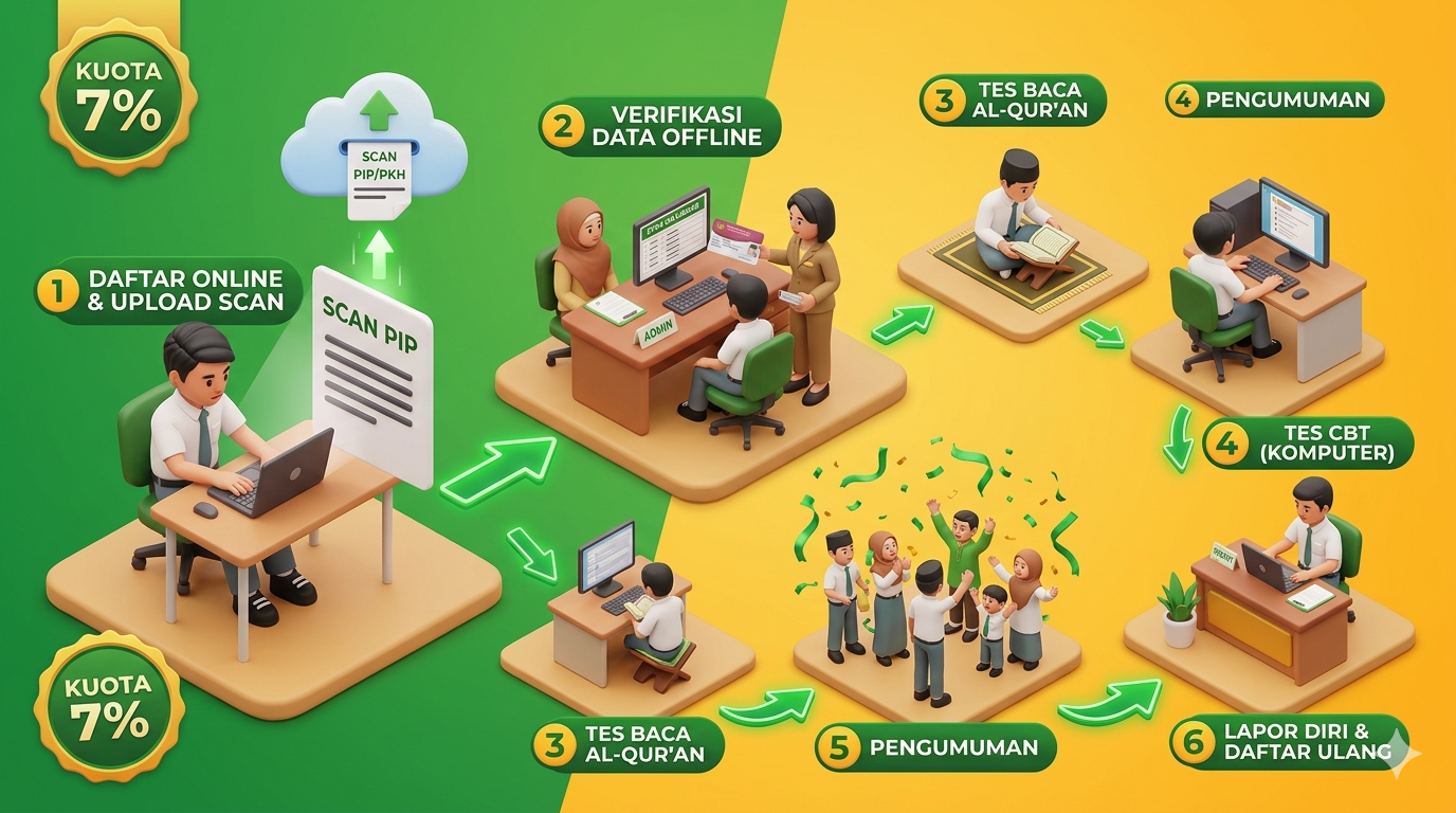 Alur Pendaftaran Jalur Afirmasi MAN Kota Surabaya